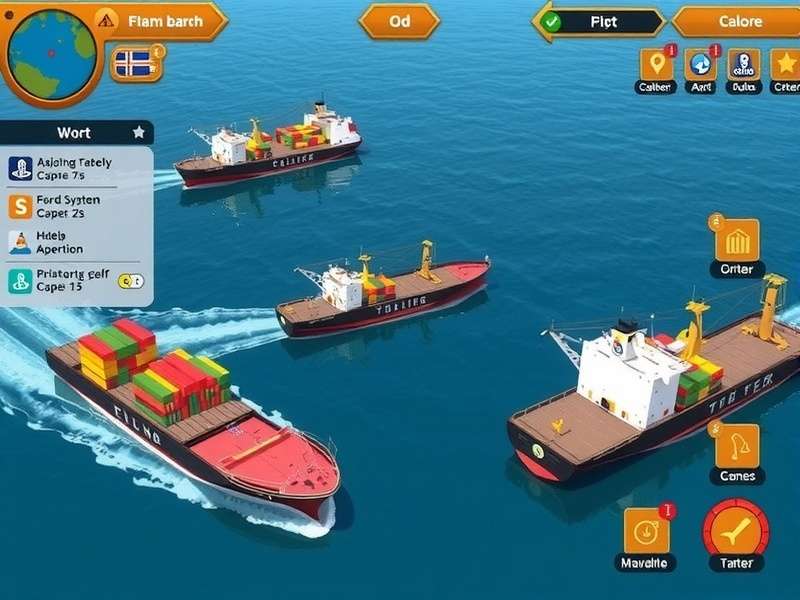 Mangalore Shipping Tycoon gameplay showing ship management